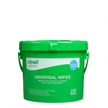cubo clinell universal 225 toallitas