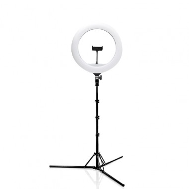 foco aro de luz ajustable de led 45 cm pie extensible