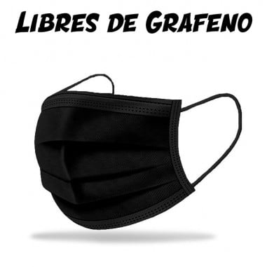 mascarillas quirurgicas desechables negras paquete 50 uds