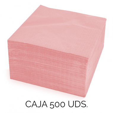 servilletas plastificadas rosas